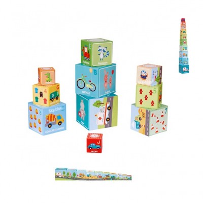 Paper Stacking Cubes Baby Toys & Gifts for Babies, Paper toys from Sky-blue Factory